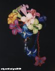 The "lilly" or "iris" model is most beautiful in a bouquet.