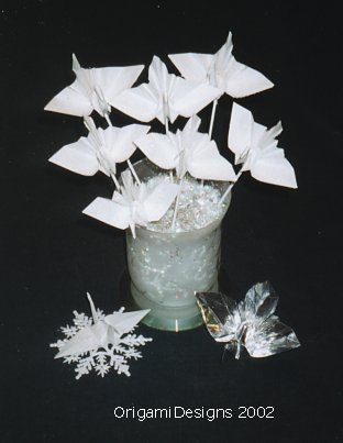 People tell us they get more comments & compliments on their origami bouquets, whether cranes or flowers!