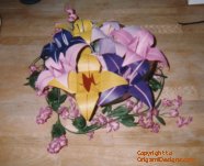 These are "giant" Lilly blossoms folded from 10X10inch papers. Yes you can order these!