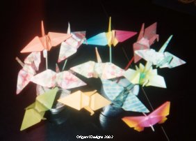 Order a half dozen & arrange in a vase for a Peace Crane Bouquet!
