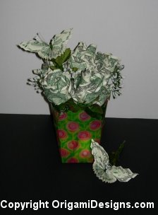 A lovely money bouquet